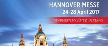 24 - 28 Nisan 2017 tarihleri arasında Almanya`da gerçekleşecek olan Hannover Messe Fuarı`ndayız.