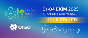 01 - 04 Ekim tarihleri arasnda dzenlenen A-tech Fuarndaki Standmza Davetlisiniz.